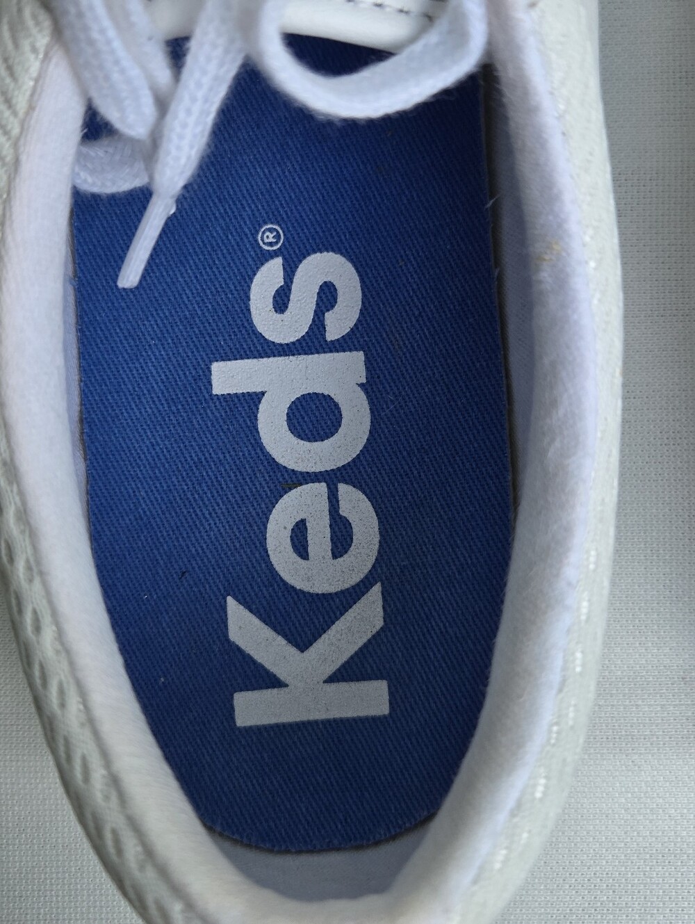 Keds Women's White Lace-Up Low Top Sneakers Logo Accents Classic Casual Size-10 - Picture 11 of 13
